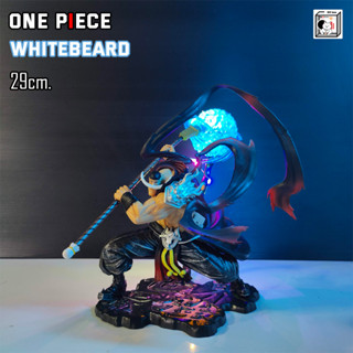 [ Whitebeard + LED ] หนวดขาว ฟิกเกอร์ โมเดล วันพีช One Piece ชุดของขวัญ ของสะสม การ์ตูน การ์ตูนอนิเมะ