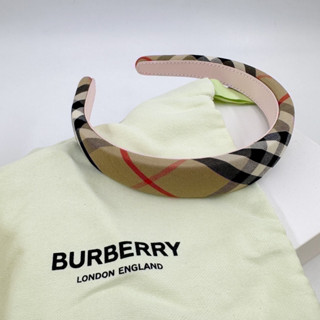 Burberry headband hairband ที่คาดผม เบอร์เบอรี่ ของแท้ แบรนด์เนม ตกแต่งผม