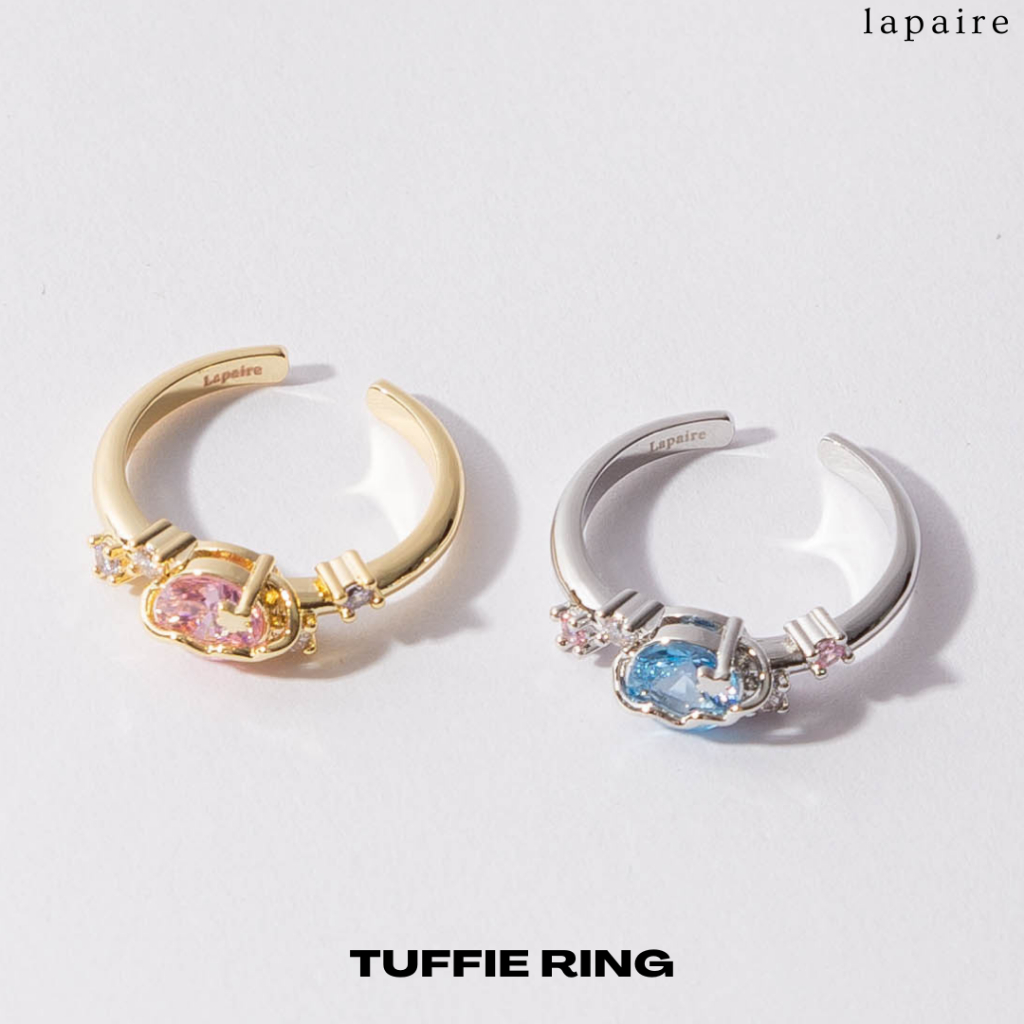 Lapaire | Pebbie and tuffie ring แหวน แหวนปรับขนาดได้ - รูปที่ 2