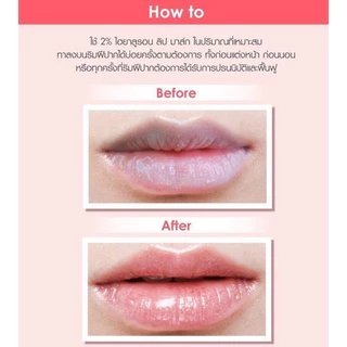Cathy doll ลิปมาส์กปาก บํารุงปาก ไฮยาลูรอน 4.5g Cathy Doll 2% Hyaluron Lip Mask