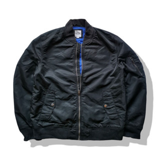 Gap Black Bomber Flight Jacket รอบอก 45”