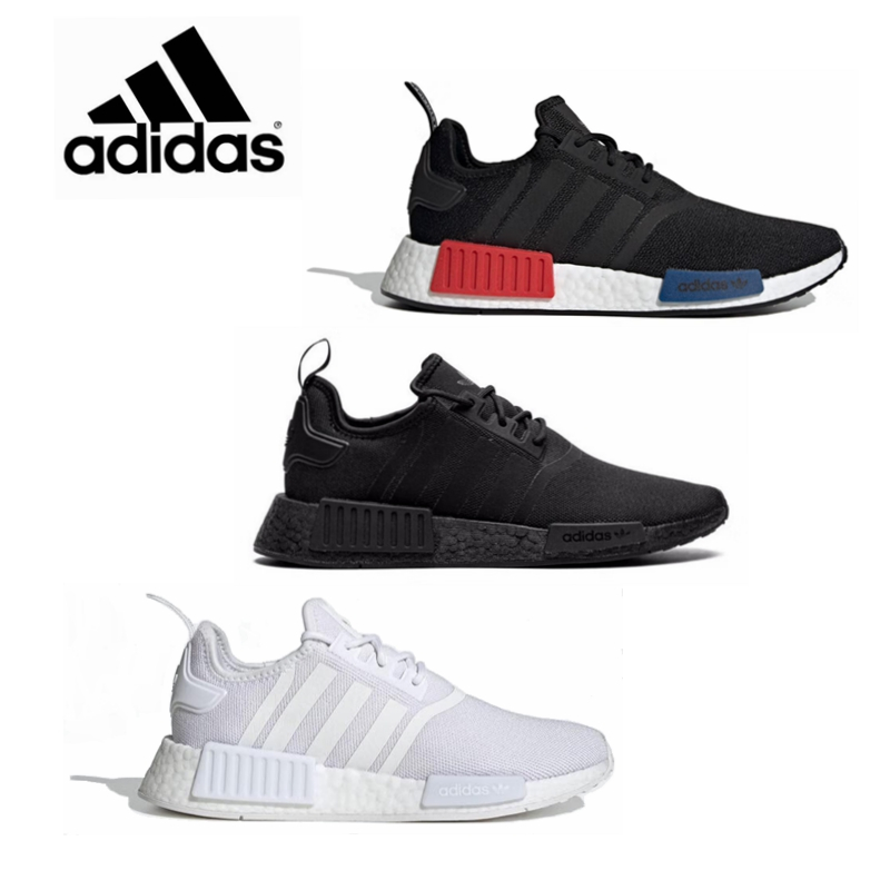 🔥จัดส่งจากเกาหลี🔥 Adidas NMD R1 รองเท้าผ้าใบลำลองและสบายสำหรับผู้ชายและผู้หญิง
