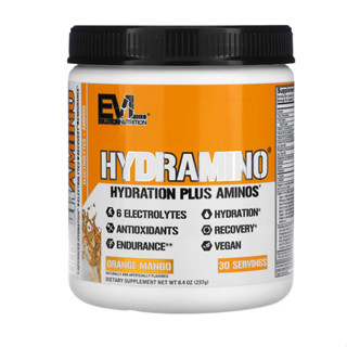 EVLution Nutrition HydrAmino Orange Mango 8.4 oz(237 g)