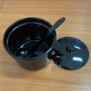 SB Melamine ชุดโถกระปุกใส่เครื่องปรุงกระเทียมพริก มีฝาปิดพร้อมที่ตักทำจากเมลามีน ขนาด 3.5 นิ้ว BL533-3.5