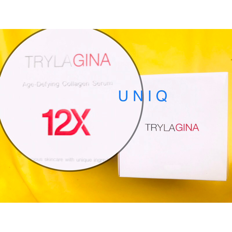 ไตรลาจีน่าแท้ 100% Trylagina เซรั่มกระปุกแดง Collagen serum 12x  [แท้100%]  เซรั่ม คอลลาเจน 12x ขนาด