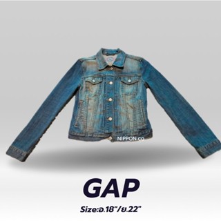 เสื้อยีนส์แบรนด์GAPแท้ออกช็อป(มือสอง)