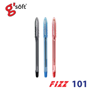 ปากกา ปากกาลูกลื่น จีซอฟท์ FIZZ 101 G’soft ขนาด 0.38 มม. (1ด้าม)