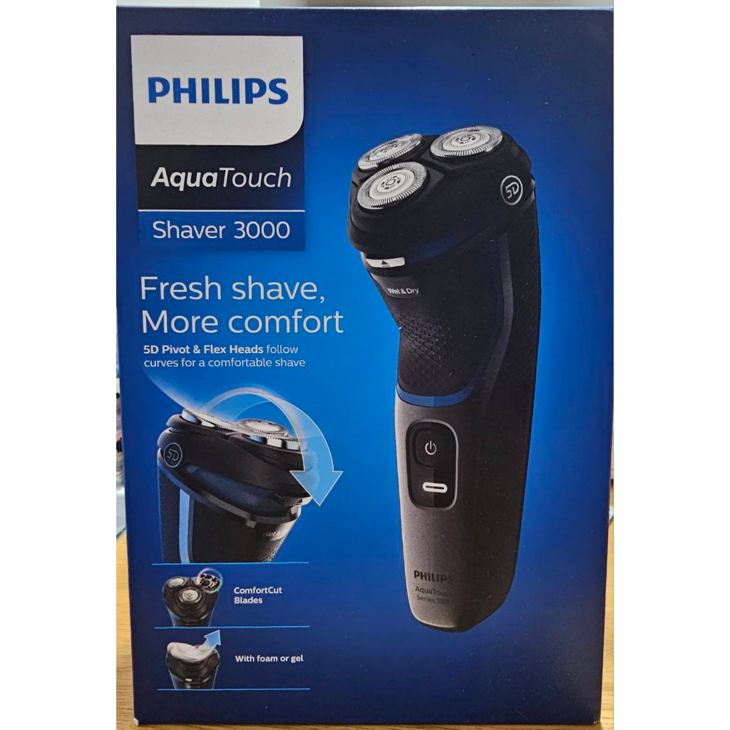 เครื่องโกนหนวดไฟฟ้า Philips S3122|51 โกนได้ทั้งแบบแห้งและเปียก