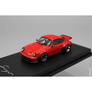 HobbyFans 1/64 Scale Porsche 930 Singer Turbo Study Red Diecast Car Model