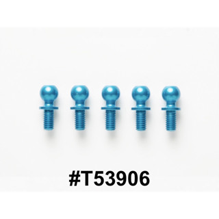 TAMIYA 53906 5×5mm ALUMINUM HEX HEAD BALL CONNECTOR (5PCS.)