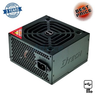 POWER SUPPLY (FULL) 500W DTECH PW007 ประกัน 3Y พาวเวอร์ซัพพลาย อุปกรณ์จ่ายไฟ