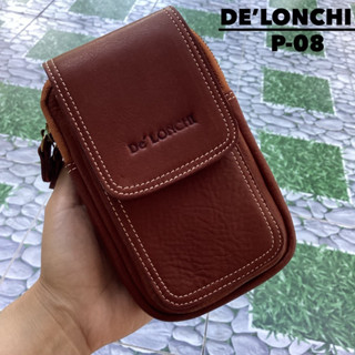 Delonchi  ซองหนังใส่โทรศัพท์ มือถือ 3เครื่อง กระเป๋าร้อย เหน…