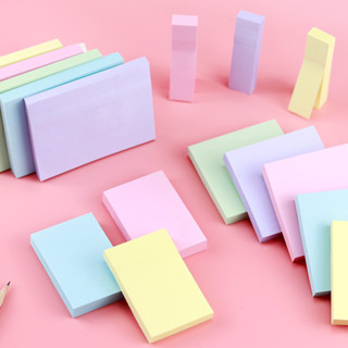 Sticky note กระดาษโน้ต โพสอิทสีพาสเทล 100 แผ่น