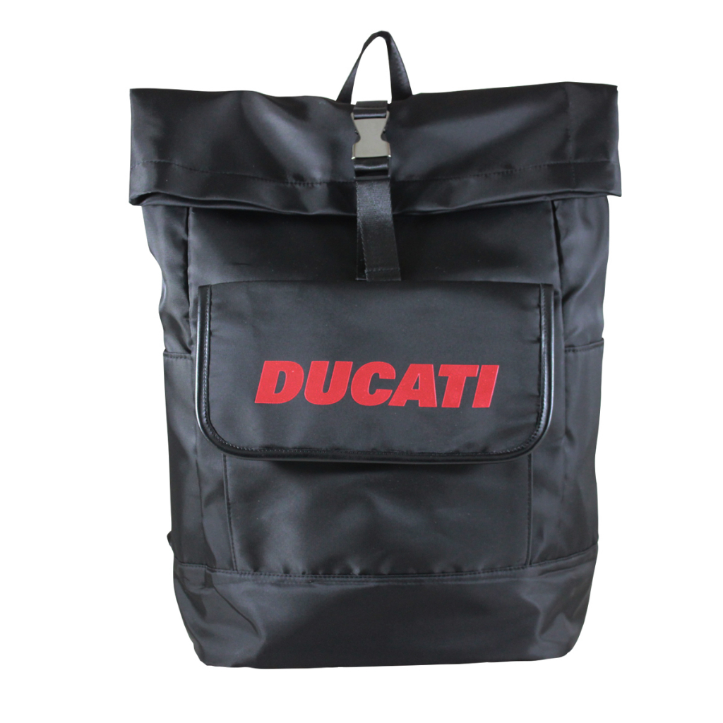 Ducati Backpack กระเป๋าเป้ดูคาติลิขสิทธิ์แท้ ขนาด 17 นิ้ว Size 16x31x40 cm. DCT49 193