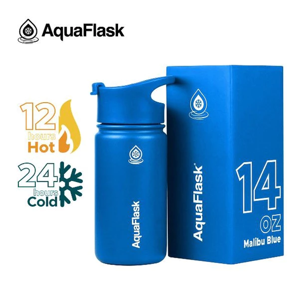 AquaFlask Regular 14oz - กระบอกน้ำเก็บความเย็น กระติกน้ำสแตนเลส 14ออนซ์ thumbnail 6