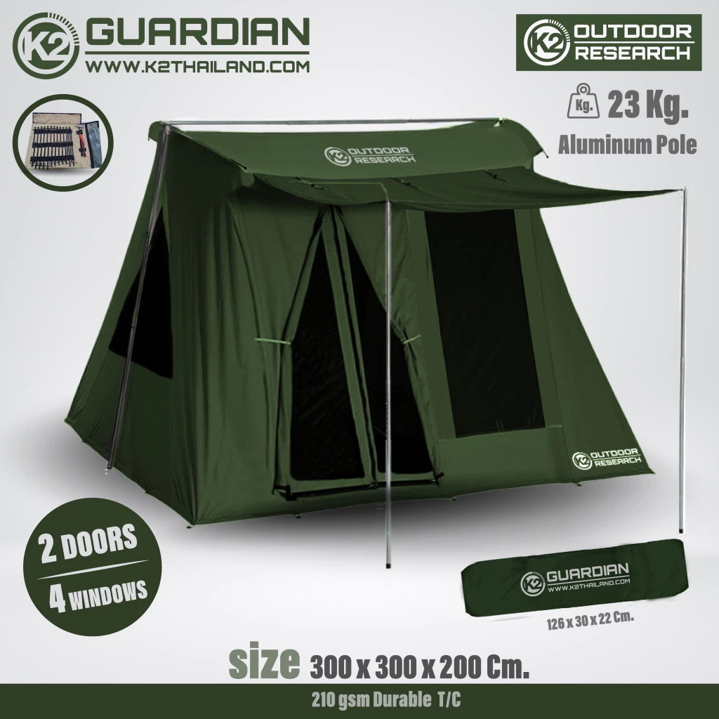 K2 Guardian Glamping Tent. thumbnail 4