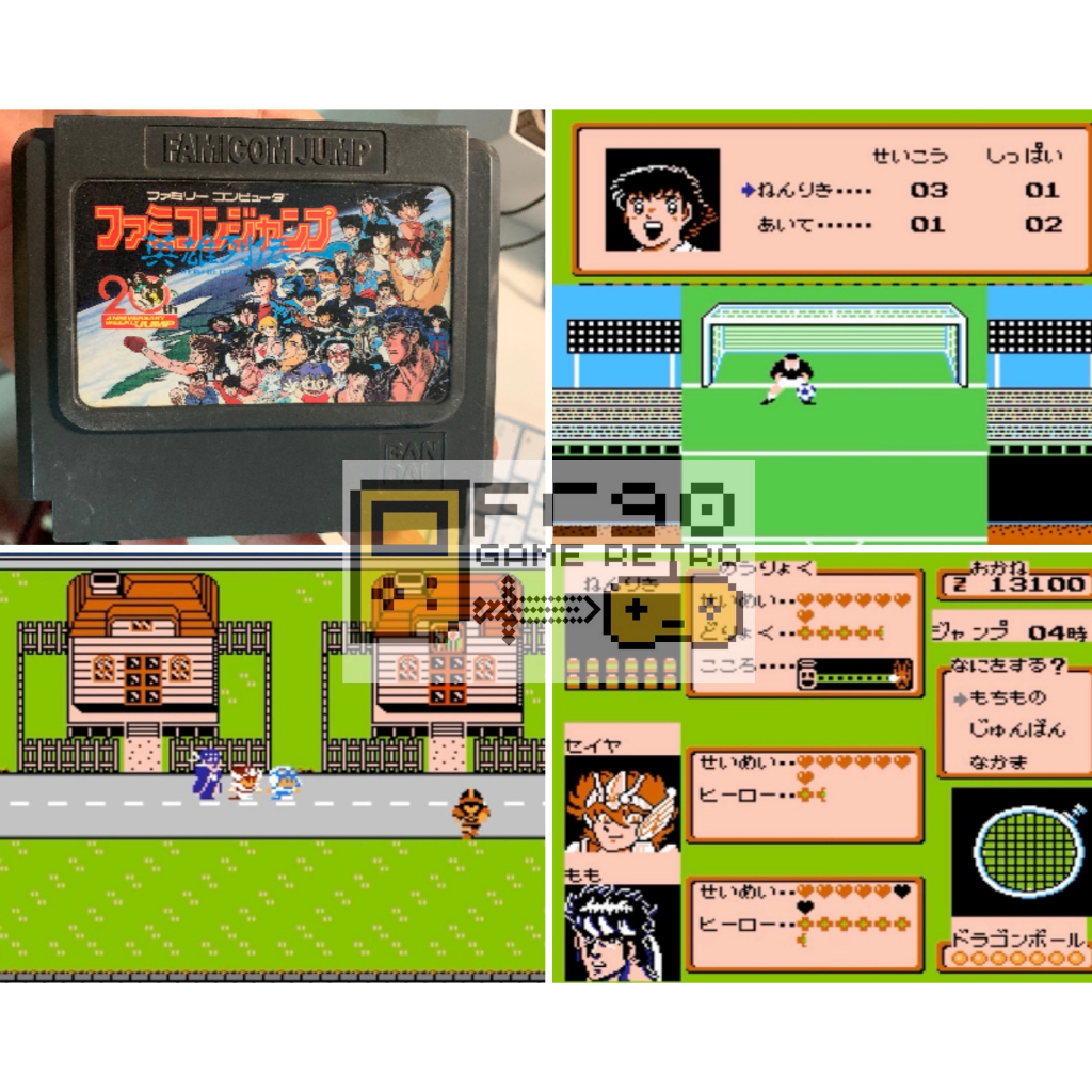 ตลับเกมจัมพ์เวิลด์ Jump World: Hero Retsuden [FC] ตลับมือสอง นักสะสมเกมเก่าฟามิคอม ยุค90 ฟามิคอม FAM