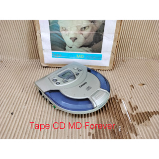 เครื่องเล่น CD Casio ผาใส โชว์แผ่น สวย
