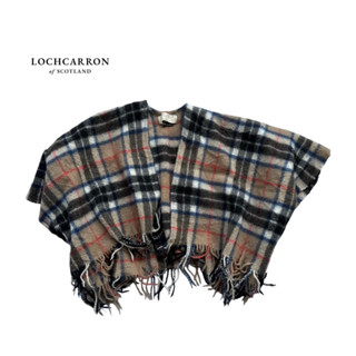 Lochcarron of scotland ผ้าคลุมไหล่ ลายสก๊อต วินเทจ