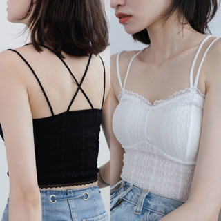 Theyourlooks พร้อมส่ง Romantic lace bra บราลูกไม้ สายไขว้ด้านหลัง (TYL388)
