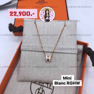 👜: New!! Hermes Necklace Mini Pop‼️ก่อนกดสั่งรบกวนทักมาเช็คสต๊อคก่อนนะคะ‼️