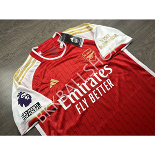 เสื้อฟุตบอล Arsenal Home อาเซน่อล เหย้า 2023/24 พร้อมอาร์มพรีเมียร์ลีค No Room