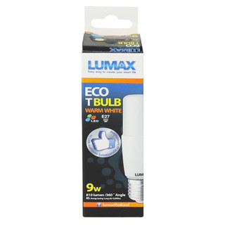 หลอด LED T-BULB 9W WW E27 LUMAX