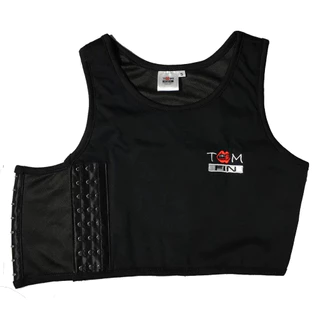 Tom Fin เสื้อกล้ามทอม เสื้อในทอม นมใหญ่แค่ไหนก็แบน - รุ่น ครึ่งตัว