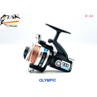 รอก รอกญี่ปุ่น รอกญี่ปุ่นมือ2 รอกตกปลา OLYMPIC FX-4 (U-33) ญี่ปุ่นมือสอง รอกตกปลาหน้าดิน รอกสปิน รอกวินเทจ รอกสะสม รอกโบ