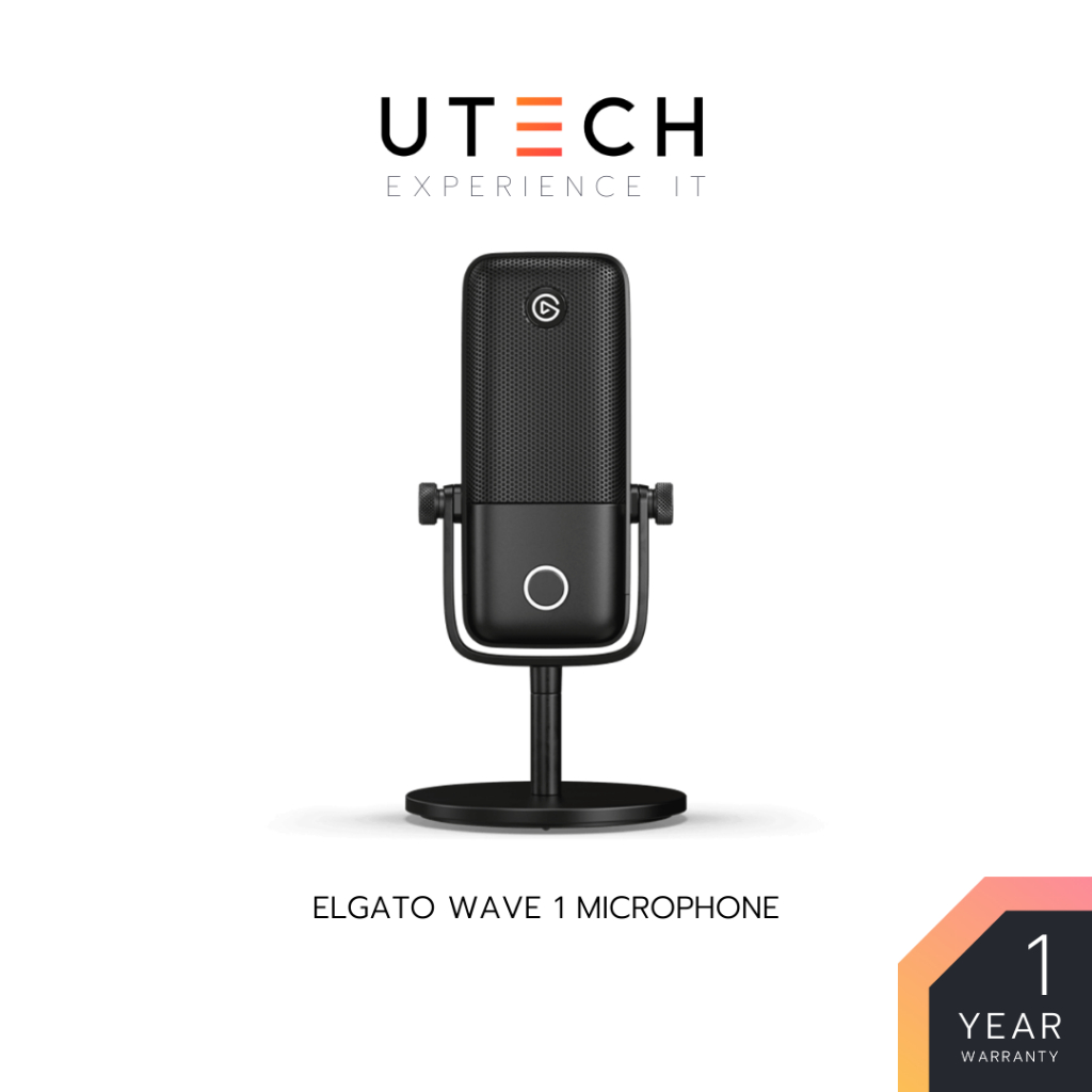 ไมโครโฟน Microphone Elgato Wave 1 Premium USB Condenser Microphone Streaming by UTECH