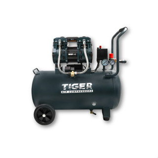 [รุ่นใหม่] TIGER JAGUAR-50-1 ปั๊มลม Oil free 50 ลิตร 1390 W.