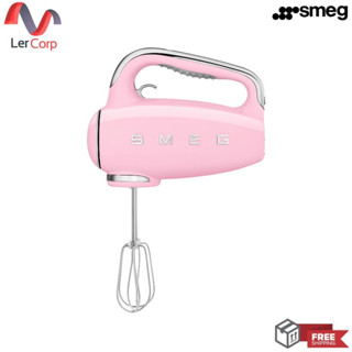 (Smeg) เครื่องผสมอาหารมือถือ สีชมพู รุ่น HMF01PKEU