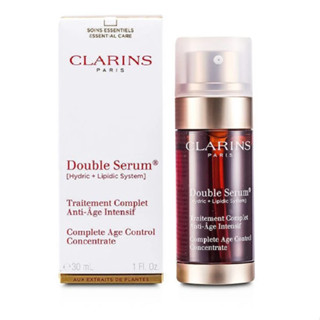 CLARINS Double Serum Complete Age Control Concentrate คลาแรงส์ ดับเบิ้ล เซรั่ม ผลิตภัณฑ์บำรุงผิว ดูแลผิวหน้า ขนาด 30 มล.