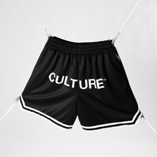 กางเกงขาสั้น V.A.C. [Culture]™: Logo Club Shorts Black