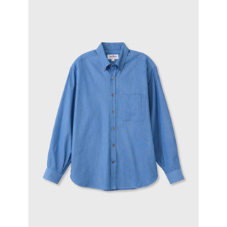 [JBB*] INDIGO 6OZ DENIM BUTTON-DOWN COLLAR SHIRT  เจบีบี เสื้อผ้าผู้ชาย เลื้อผ้าลำลองผู้ชาย เสื้อเชิ้ตผู้ชาย ผ้าคอตตอน