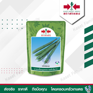 บวบเหลี่ยมเฮอร์คิวลิส บรรจุ 50 กรัม / 250 กรัม เมล็ดบวบ ตราศรแดง