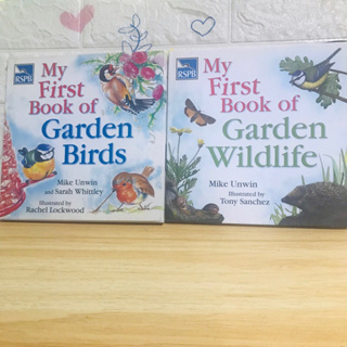 RSPB : My First Book  of Garden Birds ,Wildlife ปกแข็งมือสอง-ae4