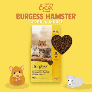 Burgess Hamster, Gerbil &amp; Mouse 1.5 KG