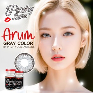 คอนแทคเลนส์ สายฝอ รุ่น Arum สีเทา/ตาล Gray/Brown ค่าสายตา (0.00)-(-6.50)