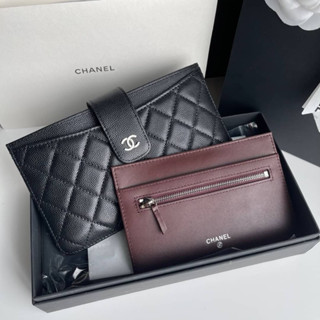 กระเป๋าตังค์ NEW CHANEL LONG WALLET CAVEAR ALL IN ONE พร้อมส่ง