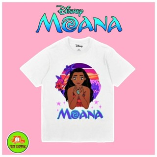เสื้อDisney ลาย Moana สีขาว ( TM-017 )