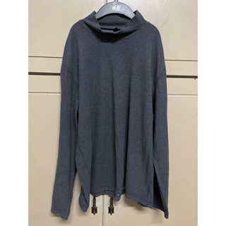 Uniqlo Heattech เสื้อ wool คอเต่า ขนาด L สี Grey  ส่งต่อ  อก47-48นิ้ว ยาว 25 นิ้ว