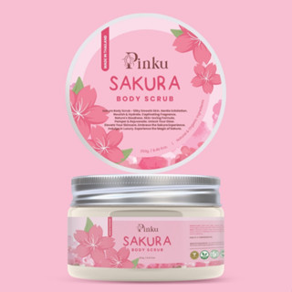 สครับขัดผิว ตัวหอม PINKU SAKURA BODY SCRUB