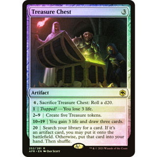 [MTG] Treasure Chest (Promo Pack) [AFR] [ARTIFACT] [RARE] [FOIL] [ENG] (การ์ดเมจิค / Magic the Gathering)