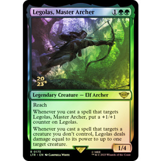 [MTG] Legolas, Master Archer (Prerelease) [LTR] [GREEN] [RARE] [FOIL] [ENG] (การ์ดเมจิค / Magic the Gathering)