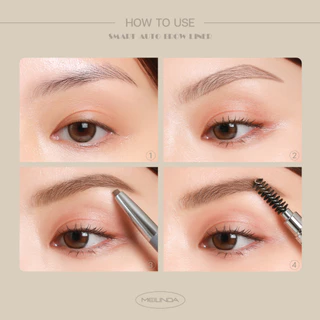 ♦️ของแท้·ส่งด่วน·ถูก♦️ MeiLinda Smart Auto Brow Liner #MD3041 เมลินดา ดินสอเขียนคิ้ว สมาร์ท ออโต้ x 3 ชิ้น dayse