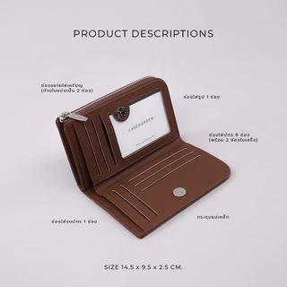 [มีส่งทันที] Caseharden Faminus Wallet กระเป๋าสตางค์ใบกลาง