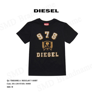 Diesel เสื้อยืดคอกลม รุ่น TDIEGORE11 Regular T-Shirt Code: J01120 KYAR1 K900