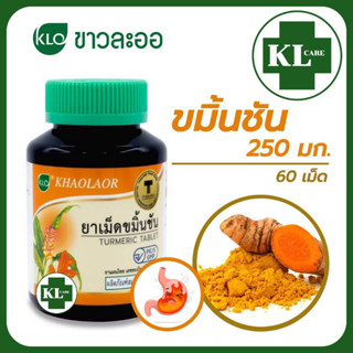 Khaolaor ยาเม็ดขมิ้นชัน ขาวละออ 60 เม็ด