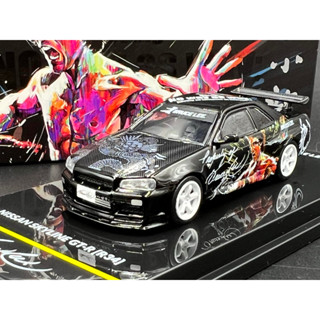 INNO64 x TOYEAST Brucelee x Skyline GT-R NISSAN SKYLINE GT-R (R34) " Bruce Lee"